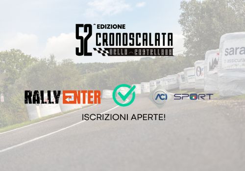 Aperte le iscrizioni alla 52^ Cronoscalata della Castellana